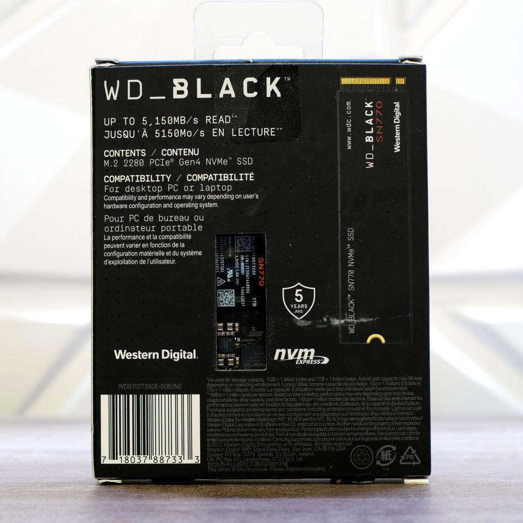 Test SSD WD Black SN770 : un rapport qualité-prix imbattable 3 Wb Black Sn 770 1 To 2