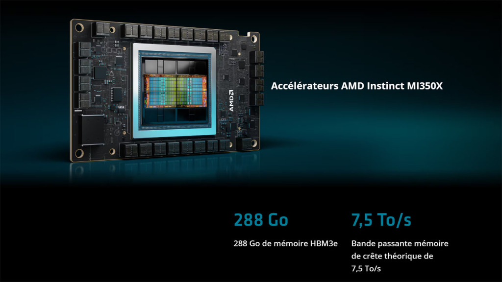 AMD Instinct MI350 : Le Nouveau Concurrent pour le NVIDIA H200 et l'Intel Gaudi 3 2 AMD Instinct MI350X 01
