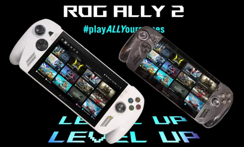 ASUS ROG Ally 2 : fuite des nouvelles consoles portables avec processeurs AMD Ryzen Z2 Extreme 1 rog ally 2 Hero